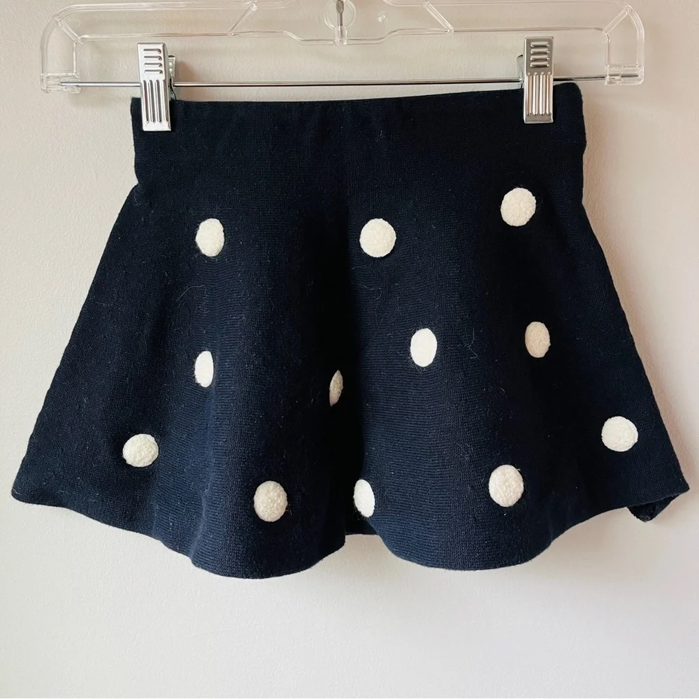 H&M Girls Navy Polka Dot Twirl Dress